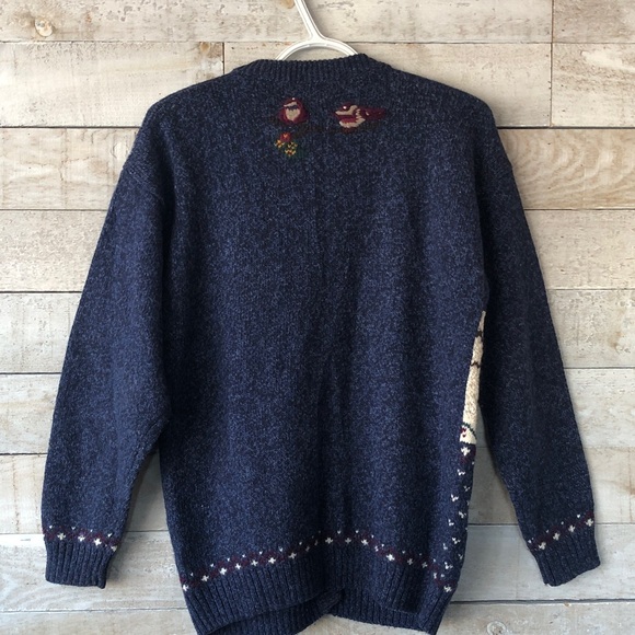 Northern Reflections chickadee embroidered button cardigan - Picture 2 of 9